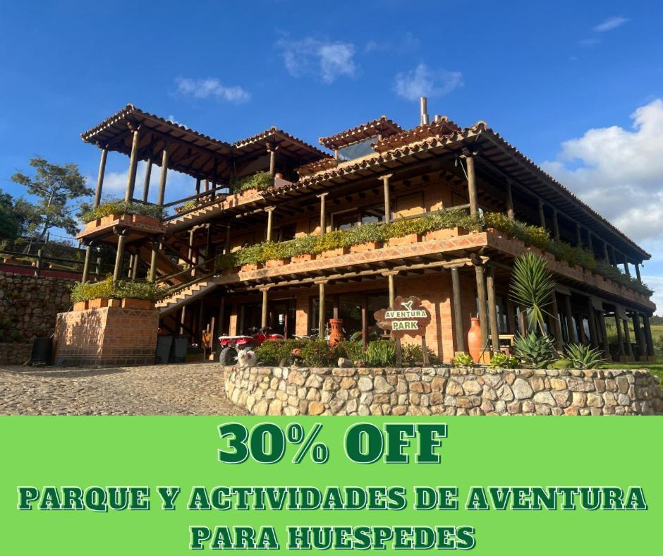 Hotel, Bungalows, Chalet Y Cabanas Aventura Park Villa De Leyva La Periquera Luaran gambar